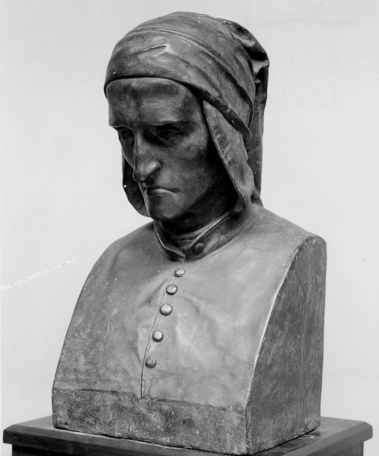 Dante, Vela Vincenzo, scultura, 1860, Galleria Civica di Arte Moderna e Contemporanea, Torino